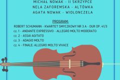 Ciemny Indygo Z Klasą Skrzypve Ikony Koncert Program - 1